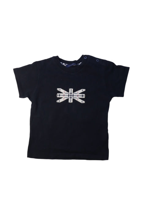 A Black Short Sleeve T Shirts from Burberry in size 4T for neutral. (Front View)