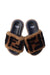 A Brown Slippers from Fendi in size 3T for girl. (Back View)