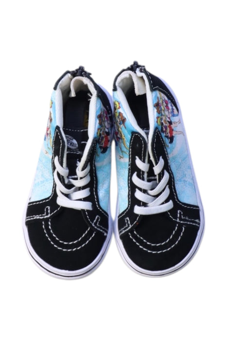 A Multicolour Sneakers from Vans in size 3T for girl. (Back View)