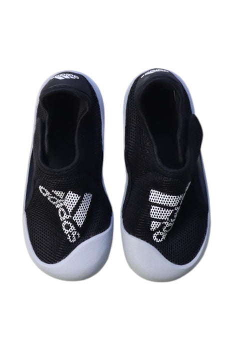 A Black Sneakers from Adidas in size 4T for neutral. (Back View)
