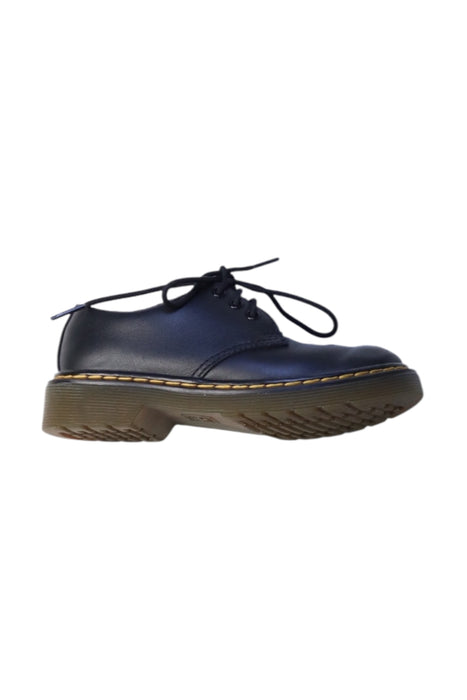 A Blue Dress Shoes from Dr. Martens in size Newborn for neutral. (Front View)