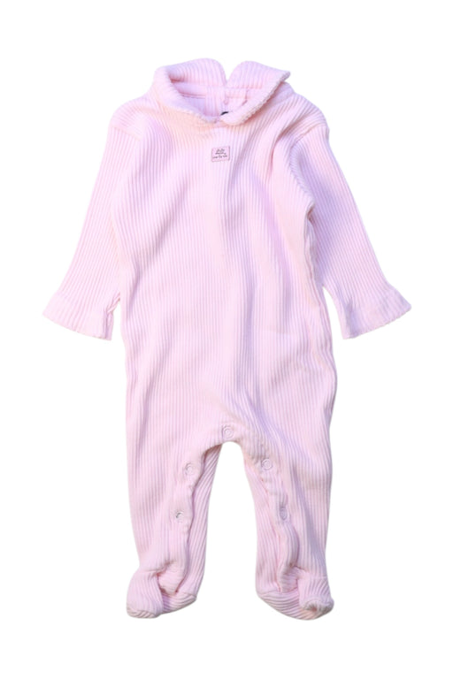 A Pink Onesies from Lili Gaufrette in size 0-3M for girl. (Front View)