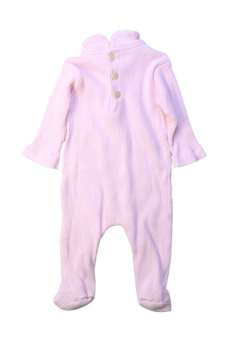 A Pink Onesies from Lili Gaufrette in size 0-3M for girl. (Back View)