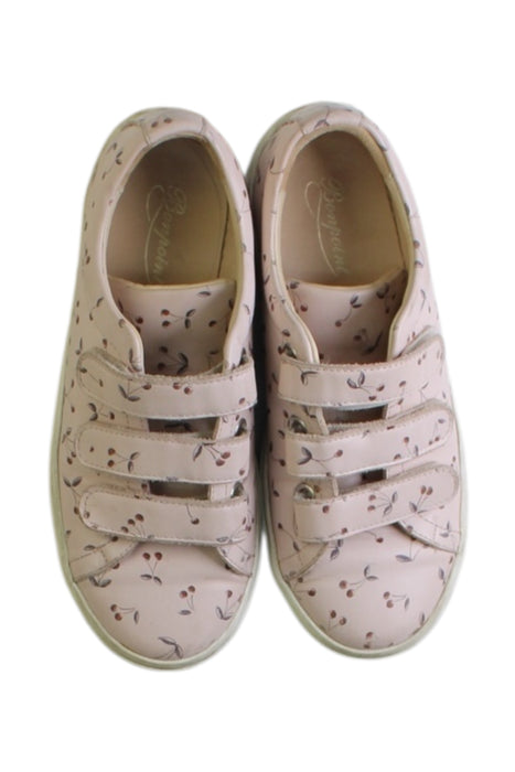 A Pink Sneakers from Bonpoint in size 7Y for girl. (Back View)