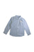 A Blue Long Sleeve Shirts from Jacadi in size 6T for boy. (Front View)