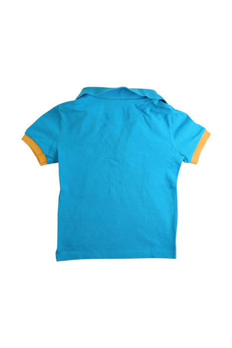 A Blue Short Sleeve Polos from Vilebrequin in size 6T for boy. (Back View)