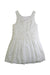 A White Sleeveless Dresses from Cyrillus in size 8Y for girl. (Back View)