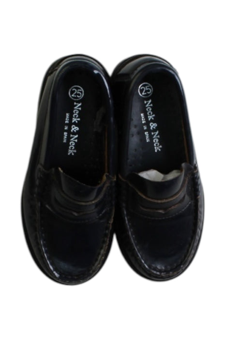 A Black Loafers & Moccasins from Neck & Neck in size 3T for boy. (Back View)