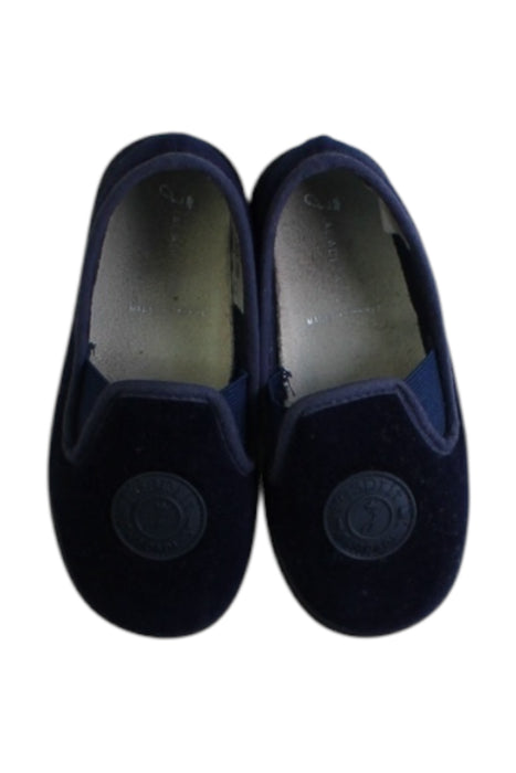A Navy Slip Ons from Jacadi in size 3T for boy. (Back View)