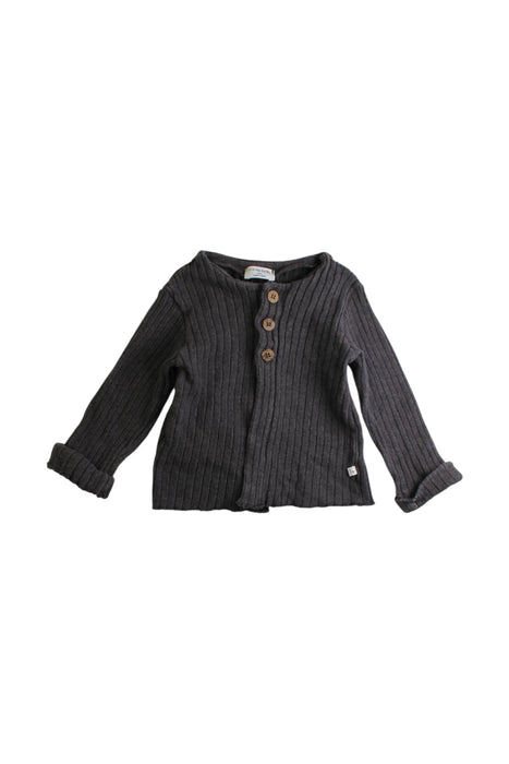 A Black Long Sleeve Shirts from 1 + in the family in size 2T for boy. (Front View)