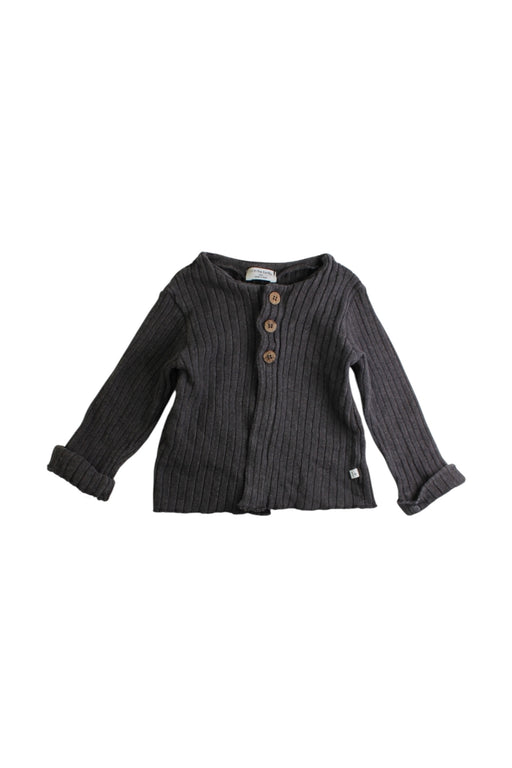 A Black Long Sleeve Shirts from 1 + in the family in size 2T for boy. (Front View)