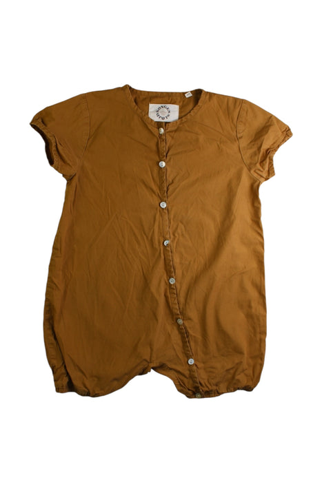 A Brown Short Sleeve Rompers from Konges Sløjd in size 2T for boy. (Front View)