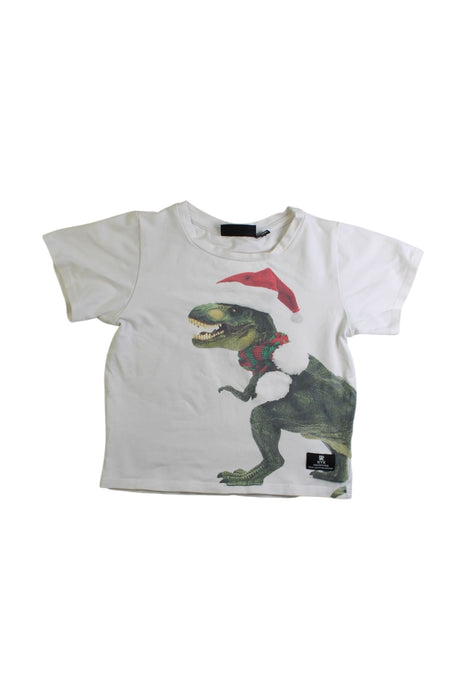 A White Short Sleeve T Shirts from Rock Your Kid in size 2T for boy. (Front View)