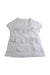 A White Short Sleeve Dresses from BCBG in size 2T for girl. (Front View)