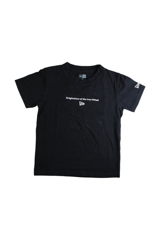 A Black Short Sleeve T Shirts from New Era in size 7Y for neutral. (Front View)