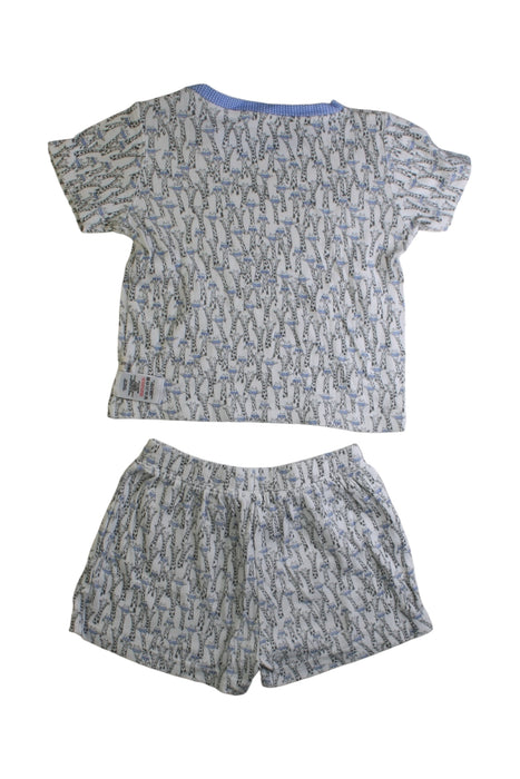 A Grey Shorts Sets from The Bonnie Mob in size 18-24M for neutral. (Back View)
