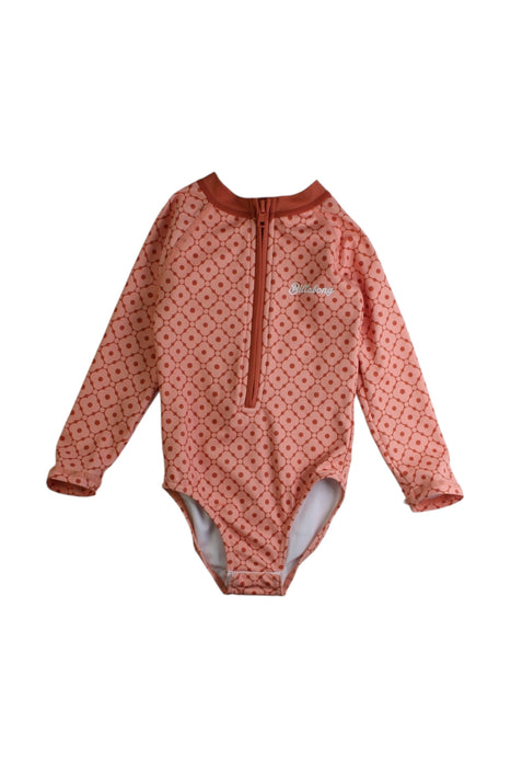 A Peach Swimsuits from Billabong in size 18-24M for girl. (Front View)