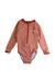 A Peach Swimsuits from Billabong in size 18-24M for girl. (Front View)