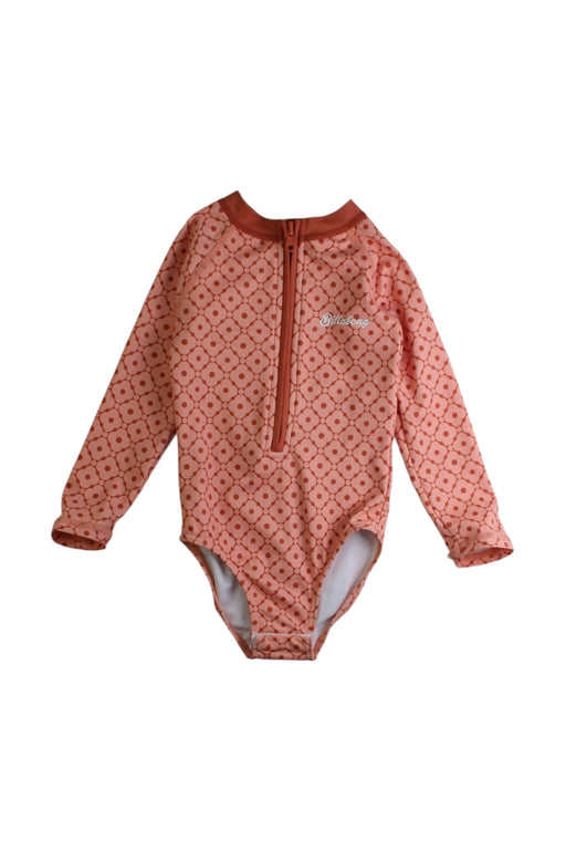 A Peach Swimsuits from Billabong in size 18-24M for girl. (Front View)