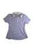 A Purple Short Sleeve Polos from Moody Tiger in size 7Y for girl. (Front View)