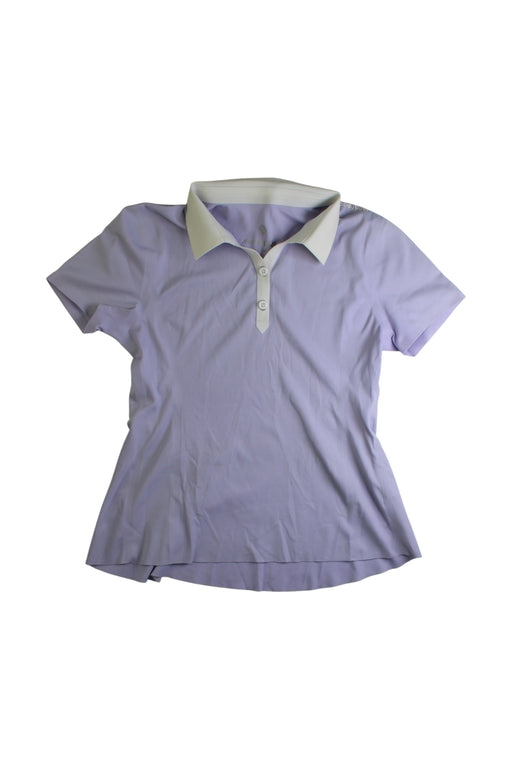 A Purple Short Sleeve Polos from Moody Tiger in size 7Y for girl. (Front View)