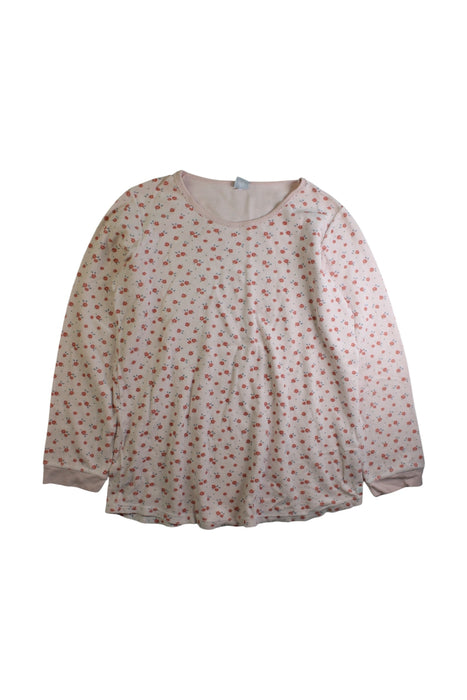 A Pink Pyjama Sets from Petit Bateau in size 12Y for girl. (Front View)
