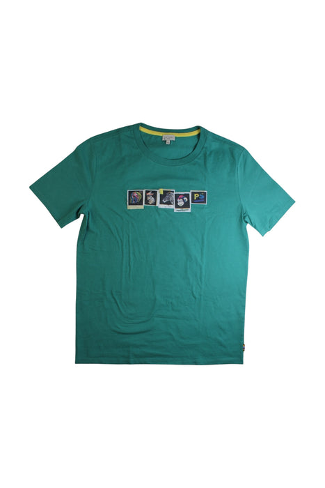 A Green Short Sleeve T Shirts from Paul Smith in size 14Y for boy. (Front View)