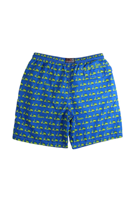 A Blue Swim Shorts from MC2 Saint Barth in size 14Y for boy. (Back View)