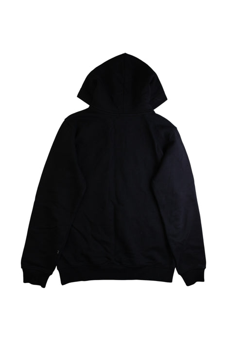 A Black Hooded Sweatshirts from Neil Barrett Kids in size 12Y for boy. (Back View)