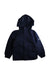 A Navy Rain Jackets from Aigle in size 6T for boy. (Front View)