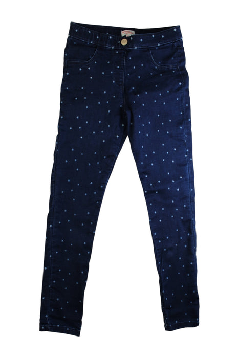 A Navy Jeans from DPAM in size 8Y for girl. (Front View)