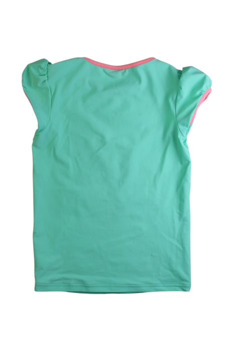 A Green Sleeveless Tops from Sunuva in size 7Y for girl. (Back View)