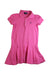 A Pink Short Sleeve Dresses from Polo Ralph Lauren in size 7Y for girl. (Front View)