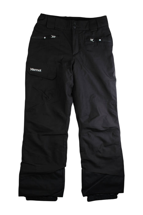 A Black Ski Pants & Salopettes from Marmot in size 10Y for girl. (Front View)