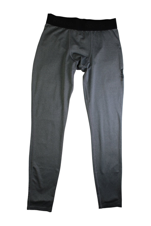 A Grey Leggings from Reebok in size 9Y for boy. (Front View)