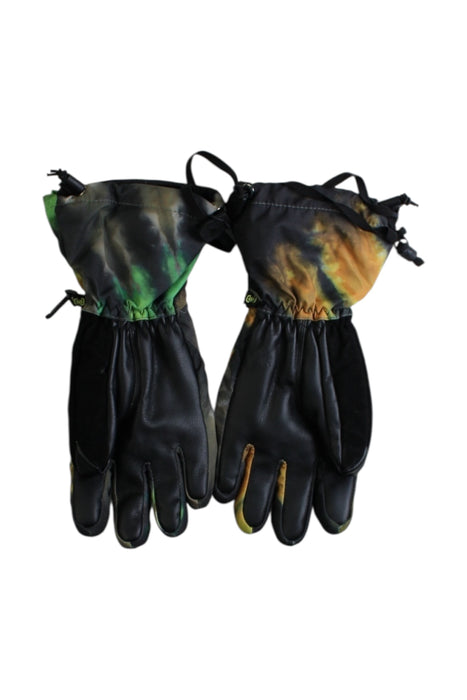 A Multicolour Ski Gloves from Burton in size 12Y for boy. (Back View)