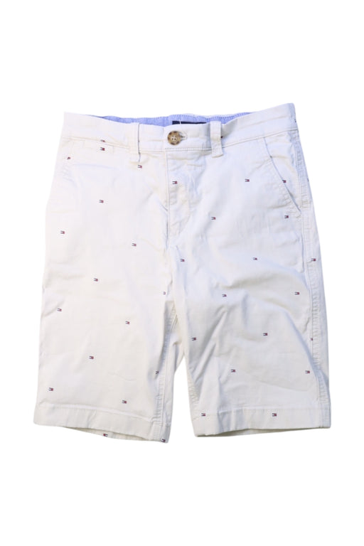A White Shorts from Tommy Hilfiger in size 14Y for boy. (Front View)