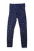 A Navy Leggings from Petit Bateau in size 4T for girl. (Front View)