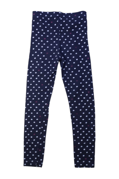 A Navy Leggings from Petit Bateau in size 4T for girl. (Back View)