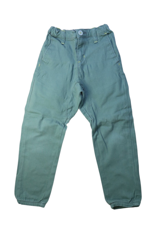 A Green Casual Pants from Seed in size 5T for boy. (Front View)