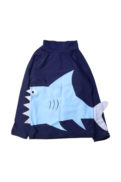 A Navy Rash Guards from Seed in size 3T for boy. (Front View)