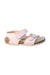A Pink Sandals from Birkenstock in size 5T for girl. (Front View)