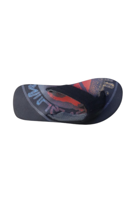 A Multicolour Flip Flops from Quiksilver in size 4T for boy. (Front View)