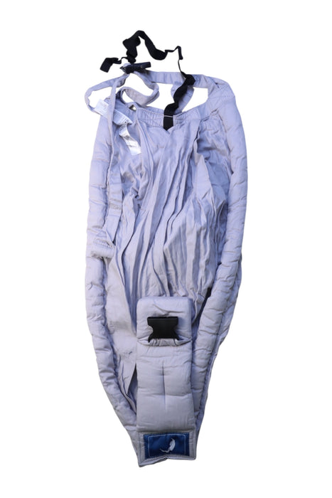 A Blue Baby Carriers from Baba Slings in size O/S for neutral. (Back View)