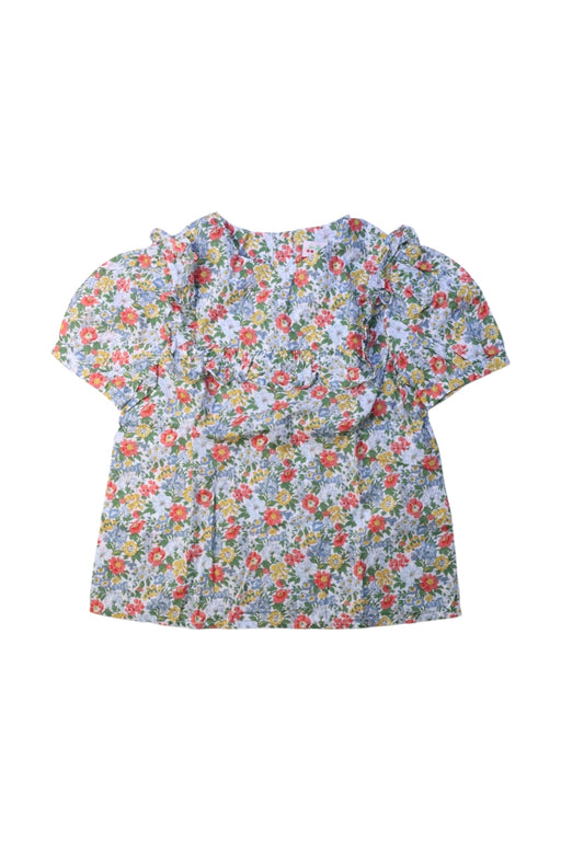 A Multicolour Short Sleeve Tops from Bonpoint in size 6T for girl. (Front View)
