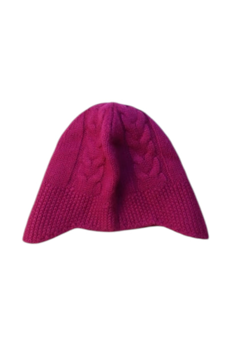 A Pink Winter Hats from Jacadi in size 8Y for girl. (Back View)
