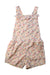 A Multicolour Overall Shorts from Petit Bateau in size 6T for girl. (Front View)