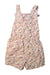 A Multicolour Overall Shorts from Petit Bateau in size 6T for girl. (Back View)