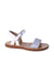 A White Sandals from Pom d’Api in size 4T for girl. (Front View)
