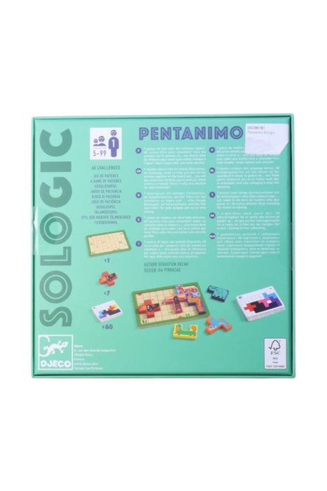 A Multicolour Board Games & Puzzles from Djeco in size O/S for neutral. (Back View)